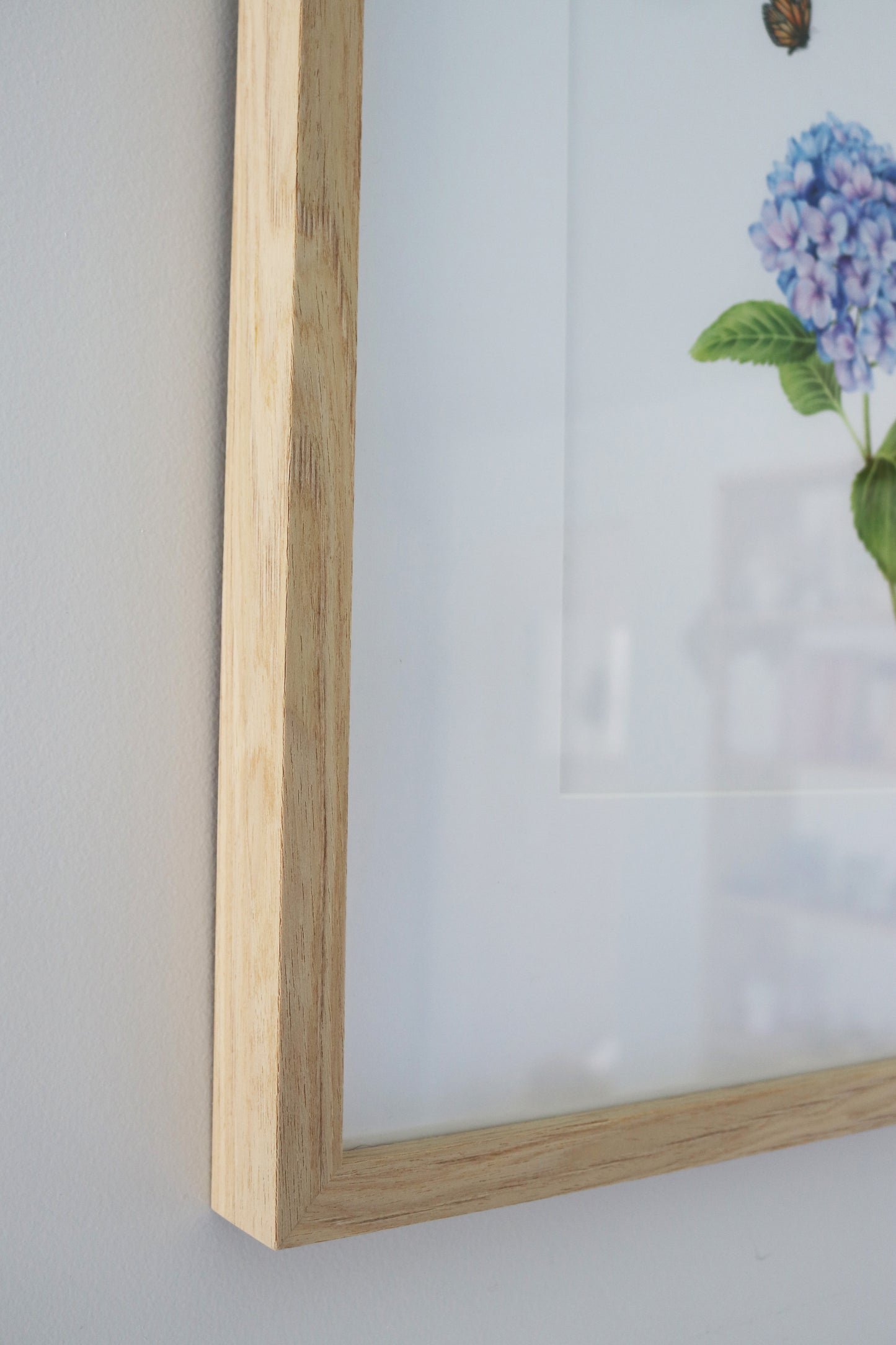 Original 'Hydrangea, Bee and Butterfly'