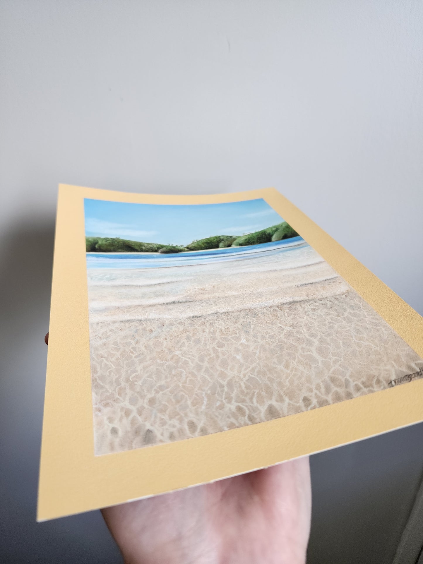 'Clear Water' pastel original