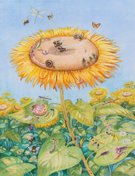 Original 'Bee Wedding' Collaboration piece between Olivia Bezett and Josephine Davis