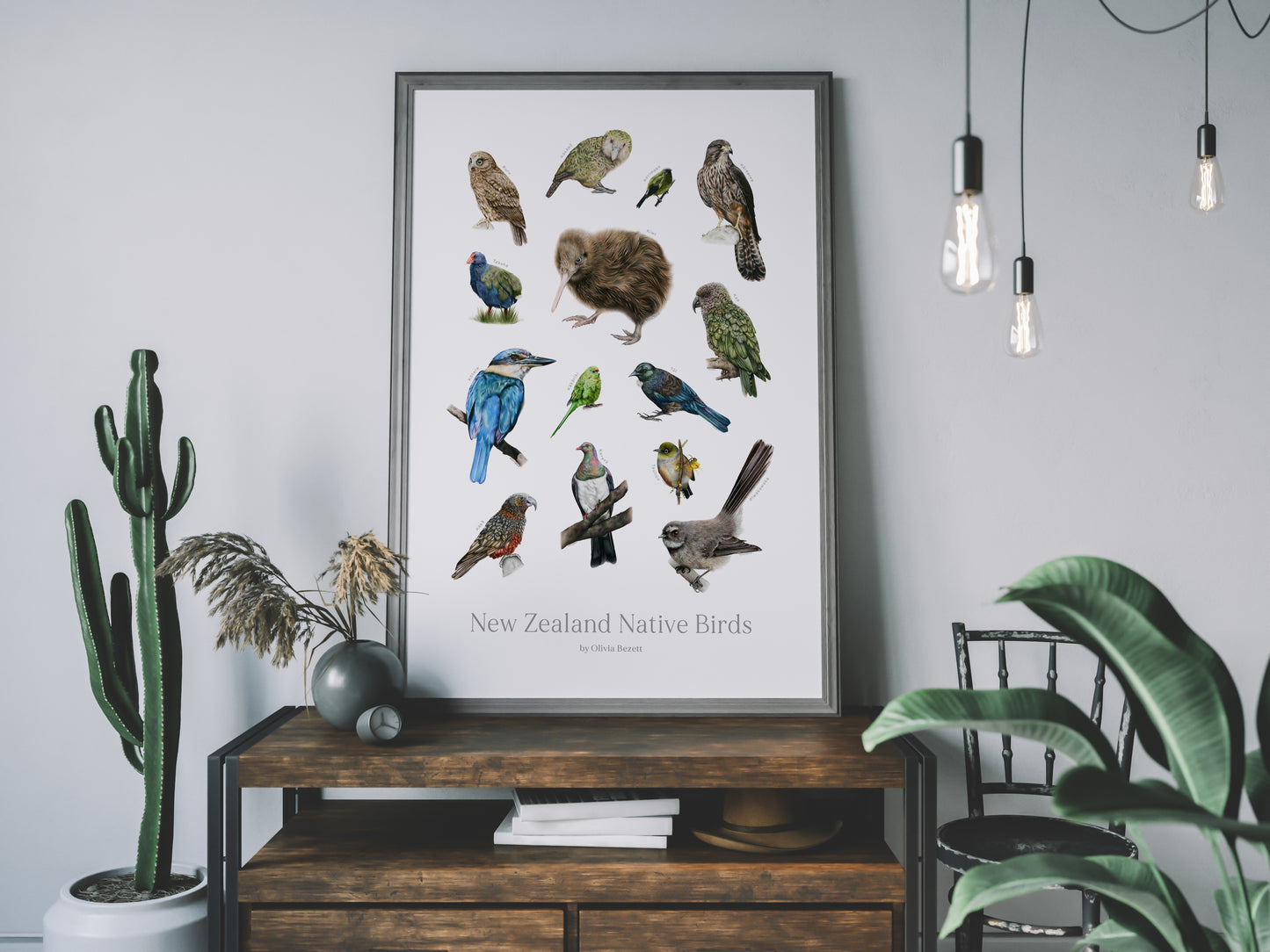 New Zealand Native Birds Print