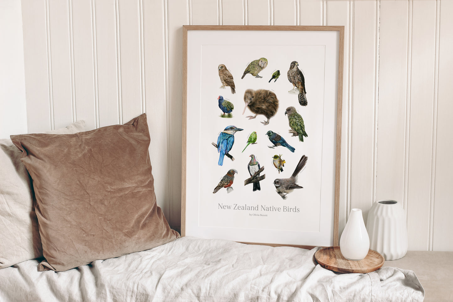 New Zealand Native Birds Print
