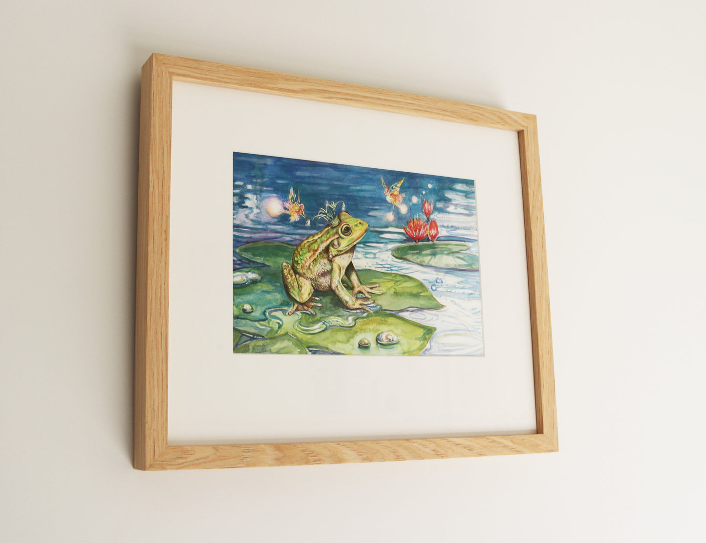 Original 'Frog Prince' Collaboration piece between Olivia Bezett and Josephine Davis