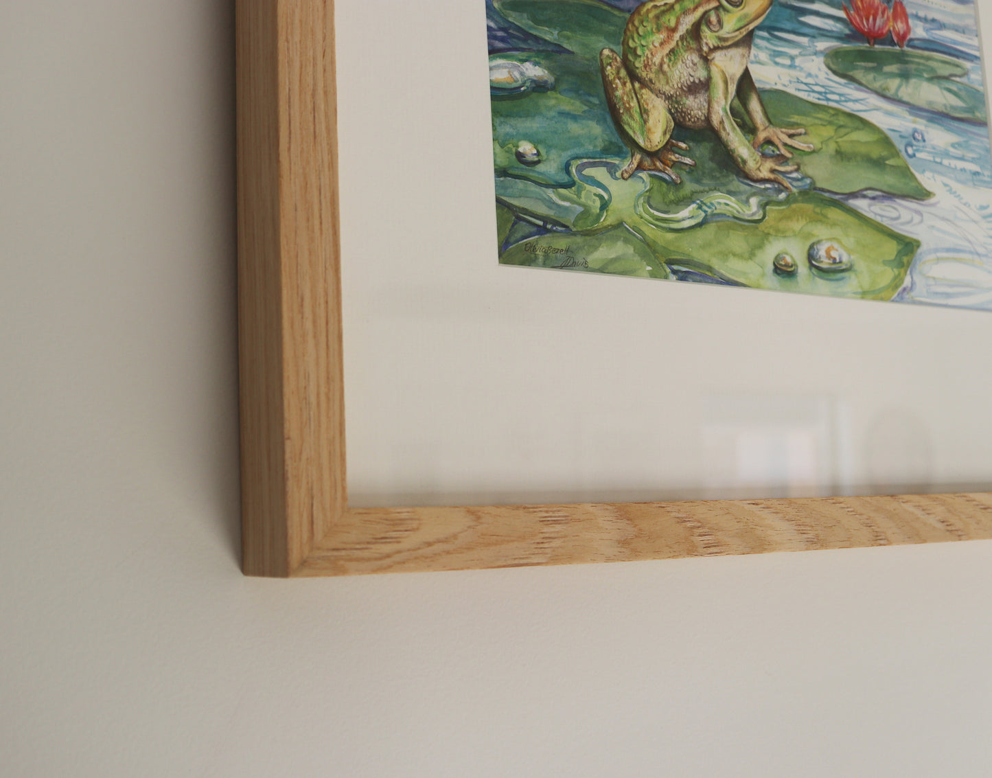 Original 'Frog Prince' Collaboration piece between Olivia Bezett and Josephine Davis
