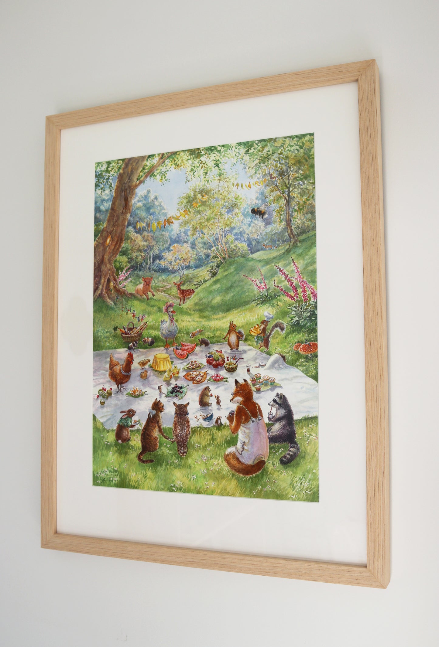 Original 'Picnic' Collaboration piece between Olivia Bezett and Josephine Davis