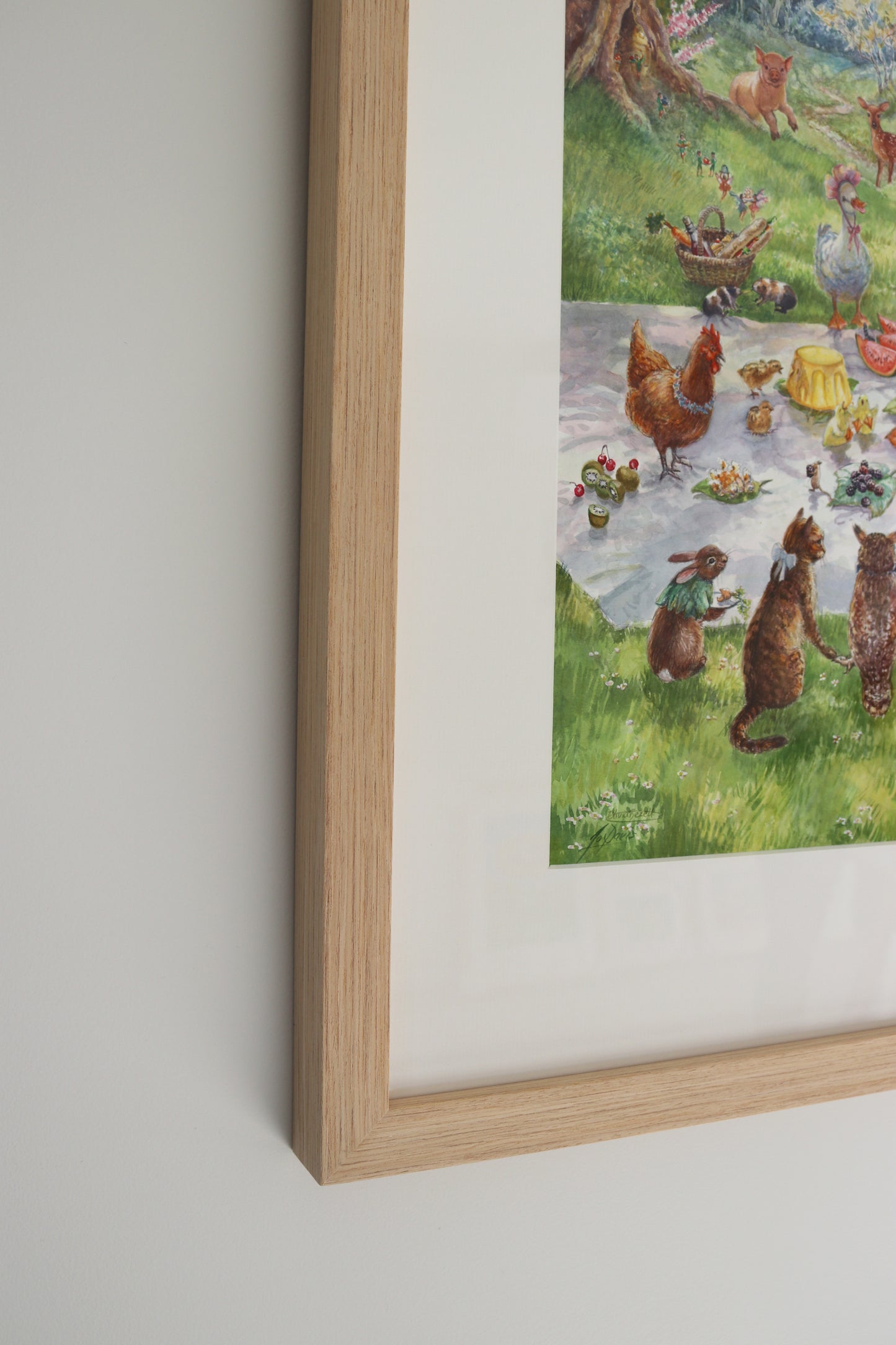 Original 'Picnic' Collaboration piece between Olivia Bezett and Josephine Davis