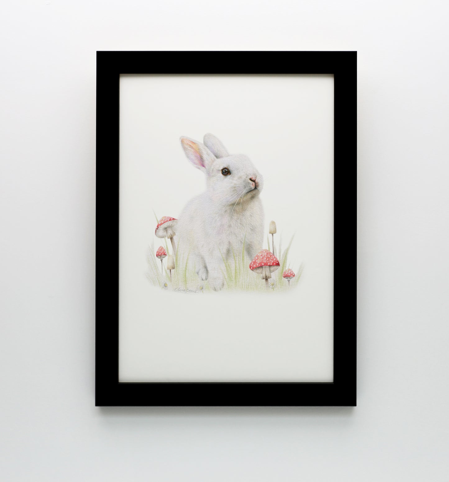 White Rabbit Print