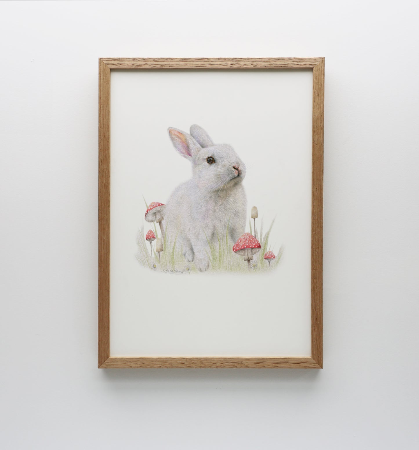 White Rabbit Print