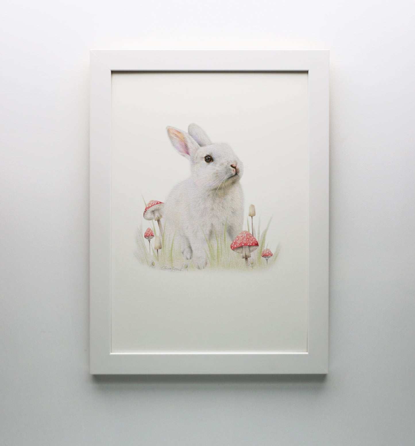 White Rabbit Print