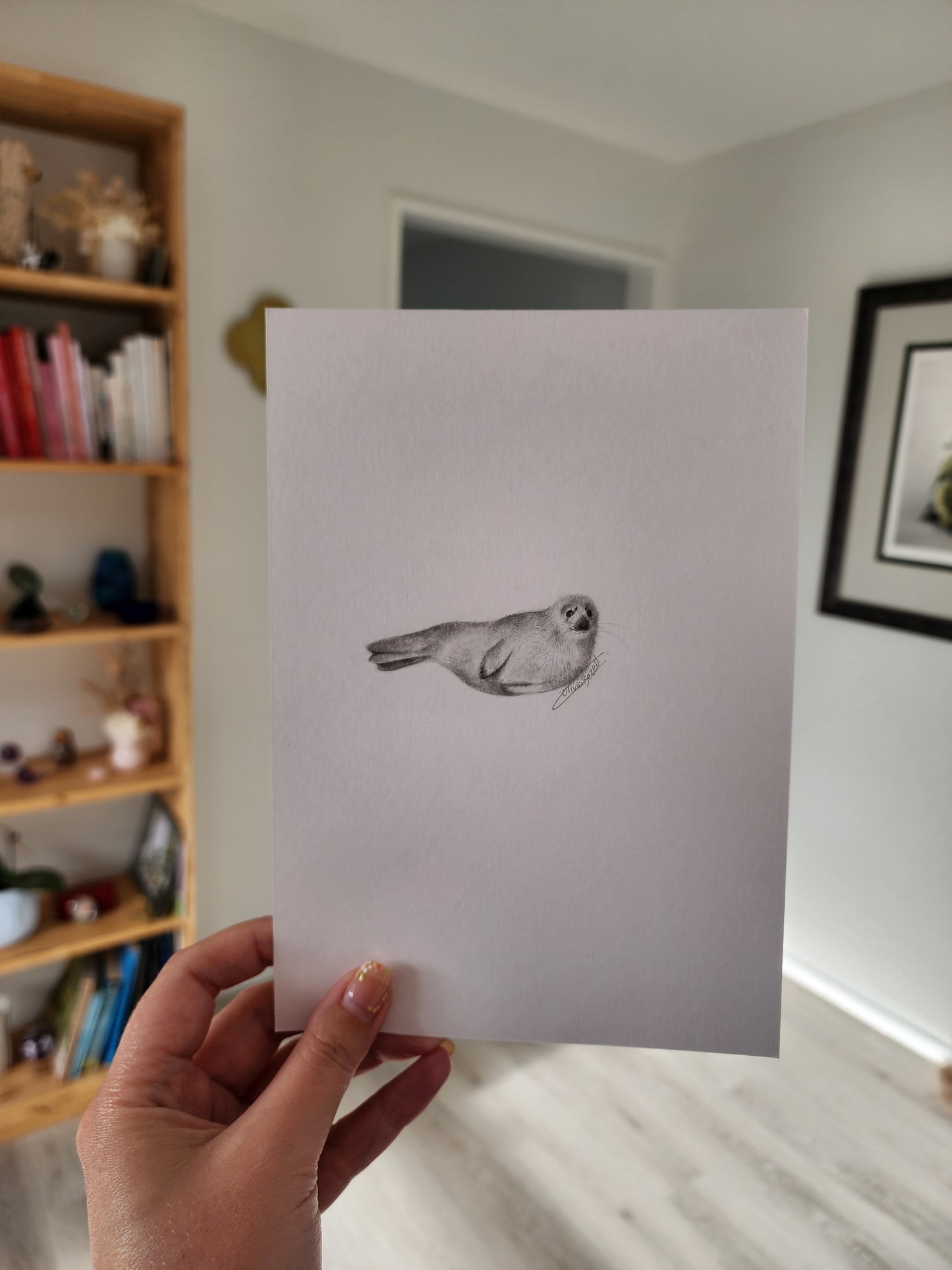 Mini one-off original 'Harp Seal'