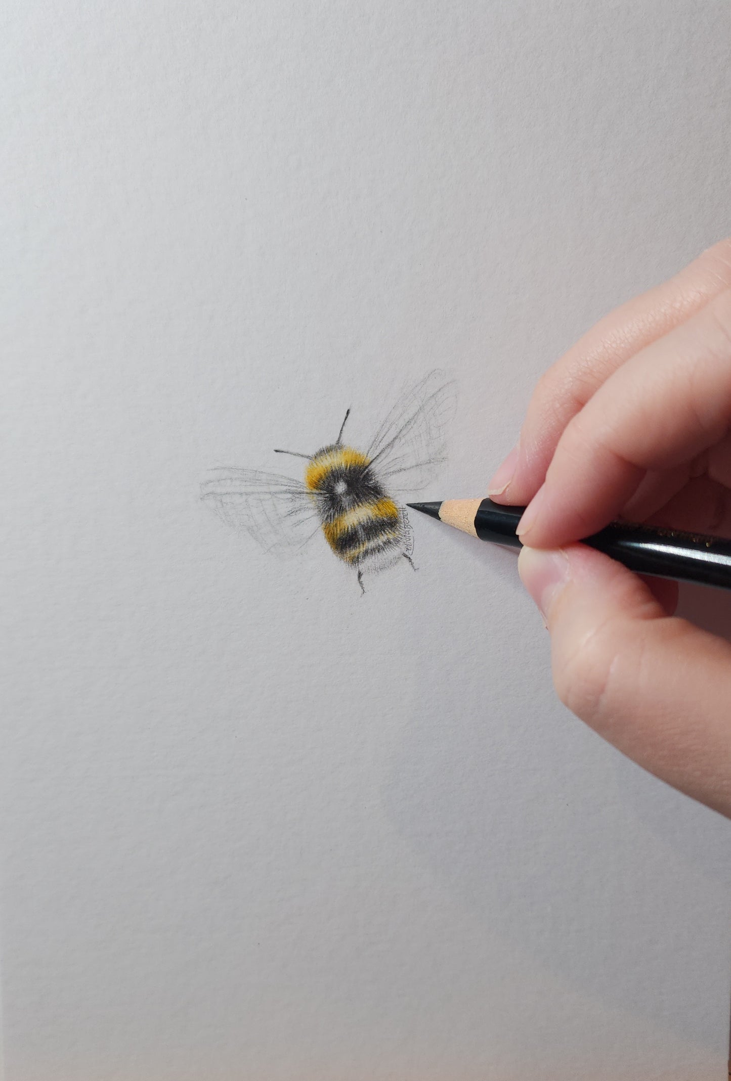 Mini one-off original 'Busy Little Bee'