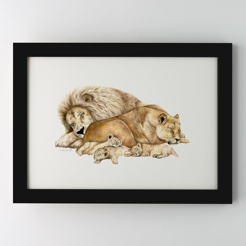 The Lion Sleeps Tonight Print