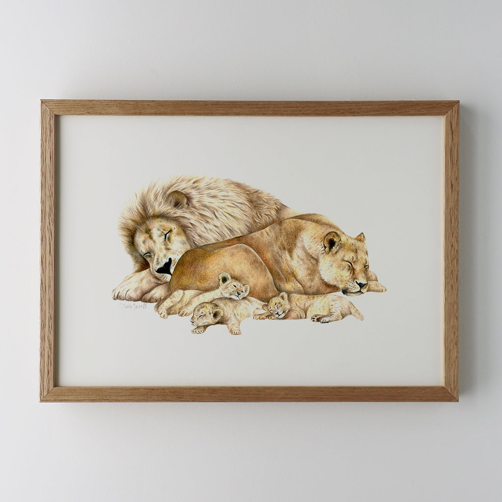 The Lion Sleeps Tonight Print