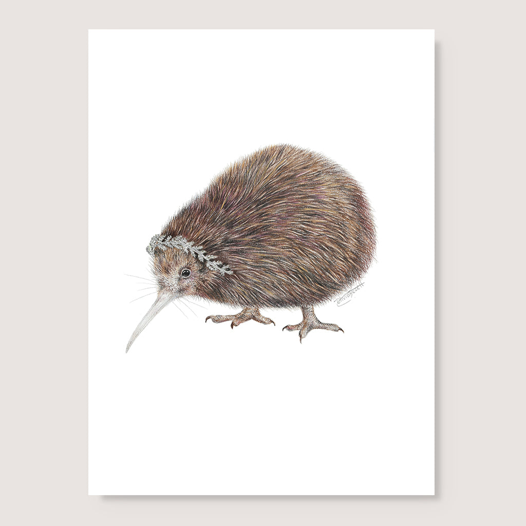 Kiwi Silver Fern Print