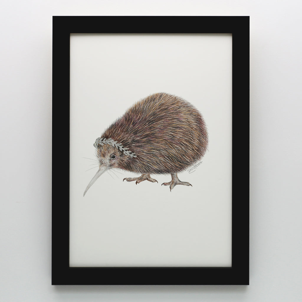 Kiwi Silver Fern Print