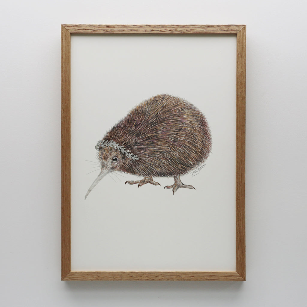 Kiwi Silver Fern Print