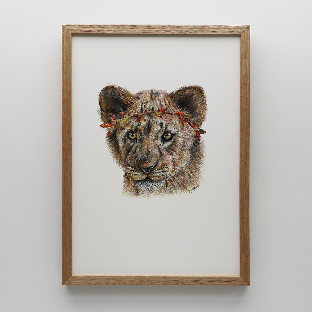 Lion Cub Print