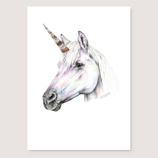Rainbow Unicorn Print