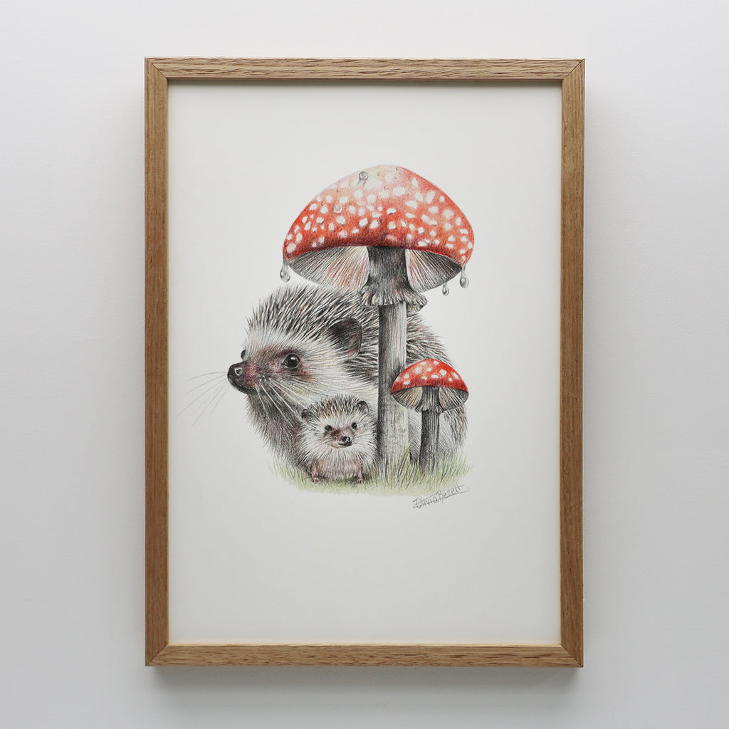 Mushroom Umbrella Print