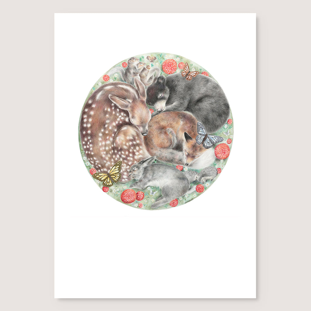 Woodland Dreamers Print