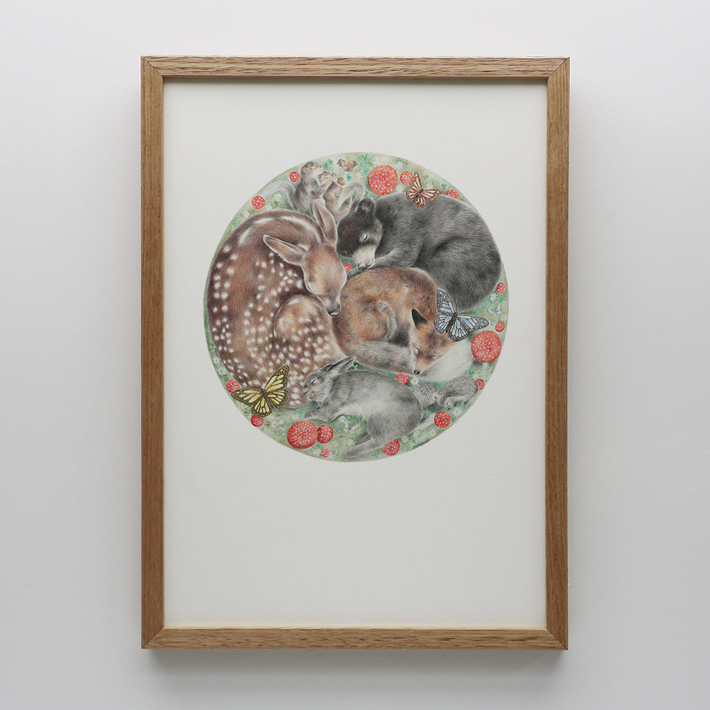 Woodland Dreamers Print