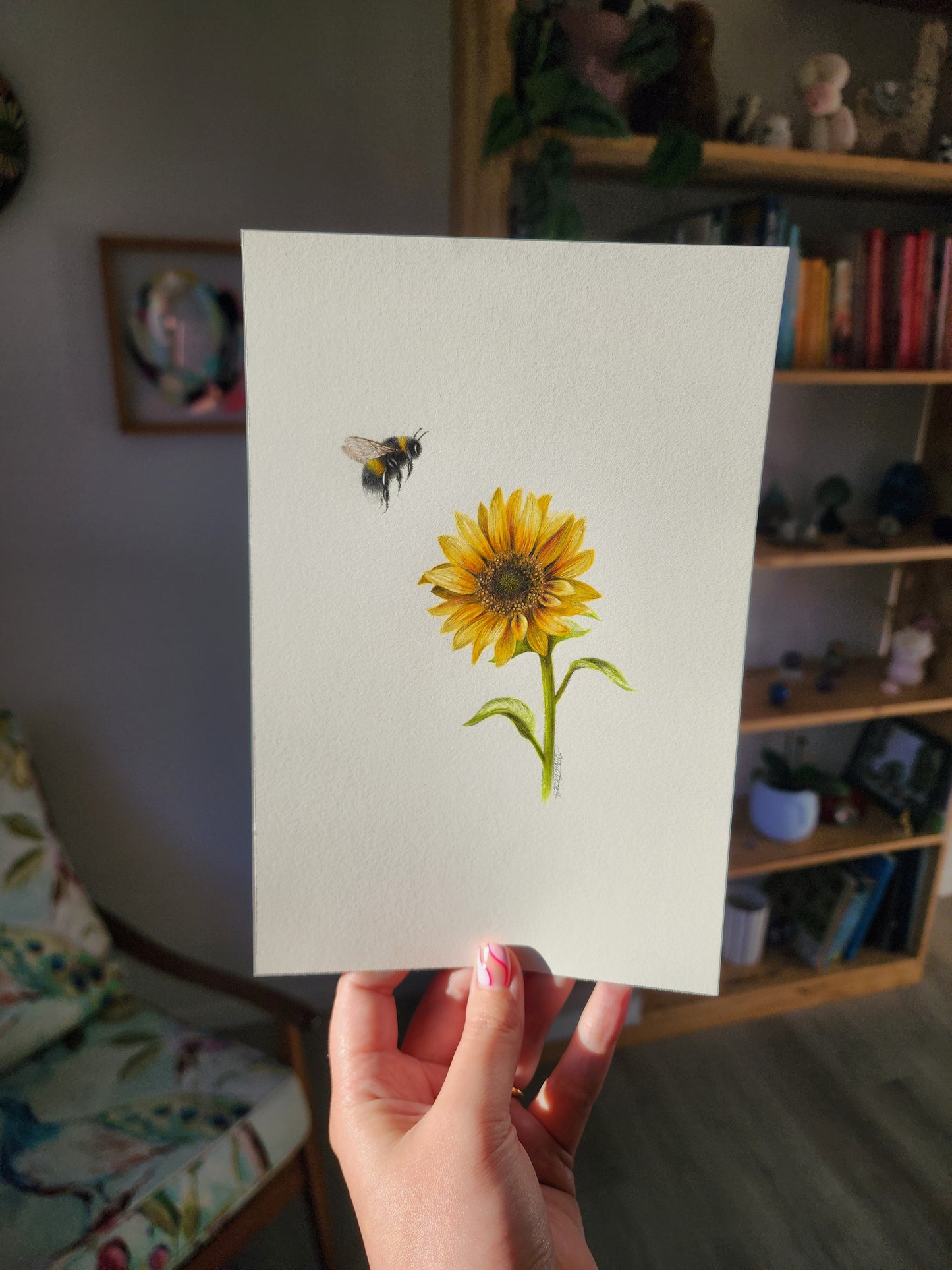 Bee with Sunflower 2