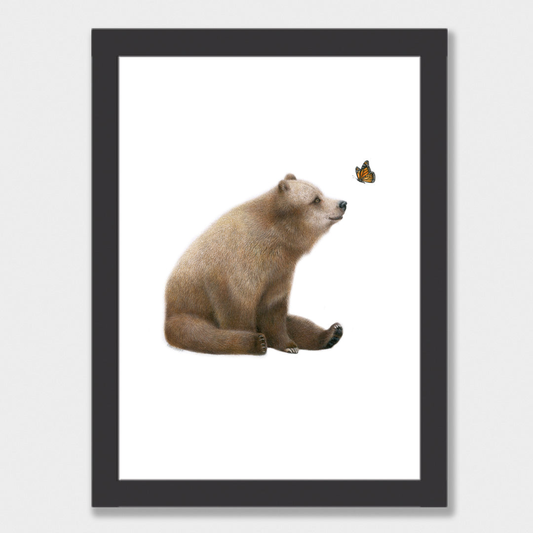 Bear and Butterfly Print