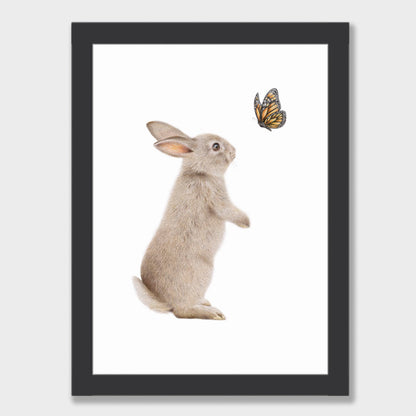 Bunny and Butterfly Print