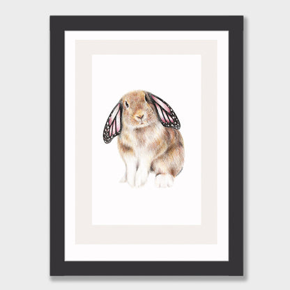 Butterfly Bunny Print