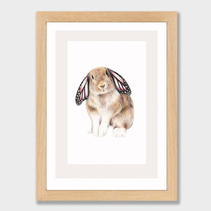 Butterfly Bunny Print