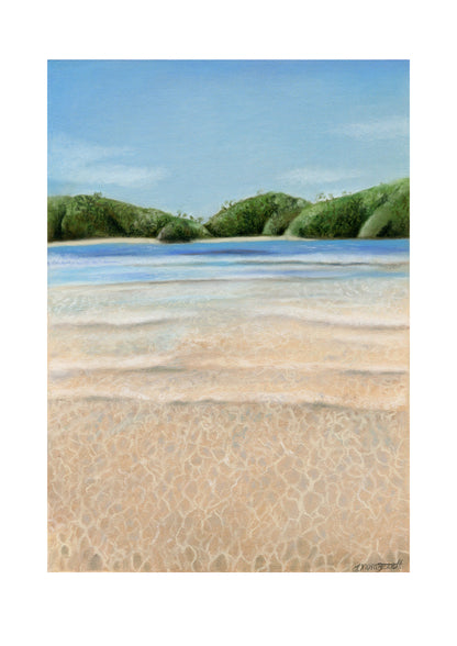 'Clear Water' pastel original