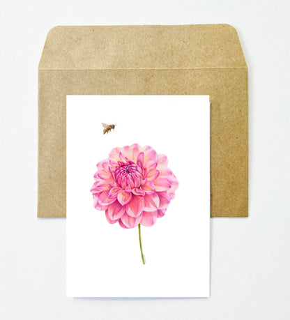 Flowers and Bees 12 Pack Greeting Card set