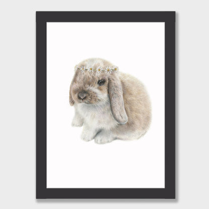 Daisy Bunny Print