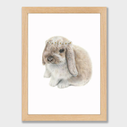 Daisy Bunny Print
