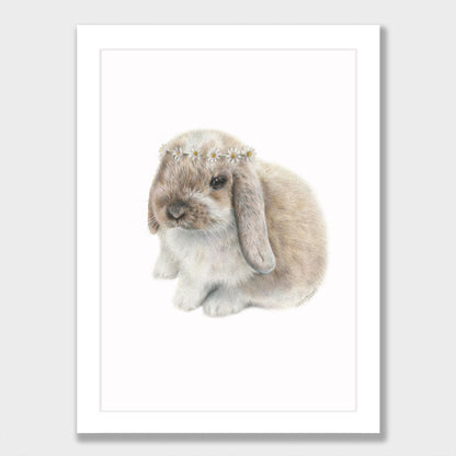 Daisy Bunny Print