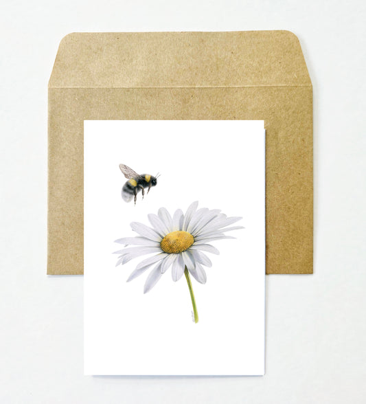 Daisy and Bee Greeting Card