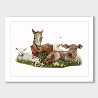 Farm Friends Print