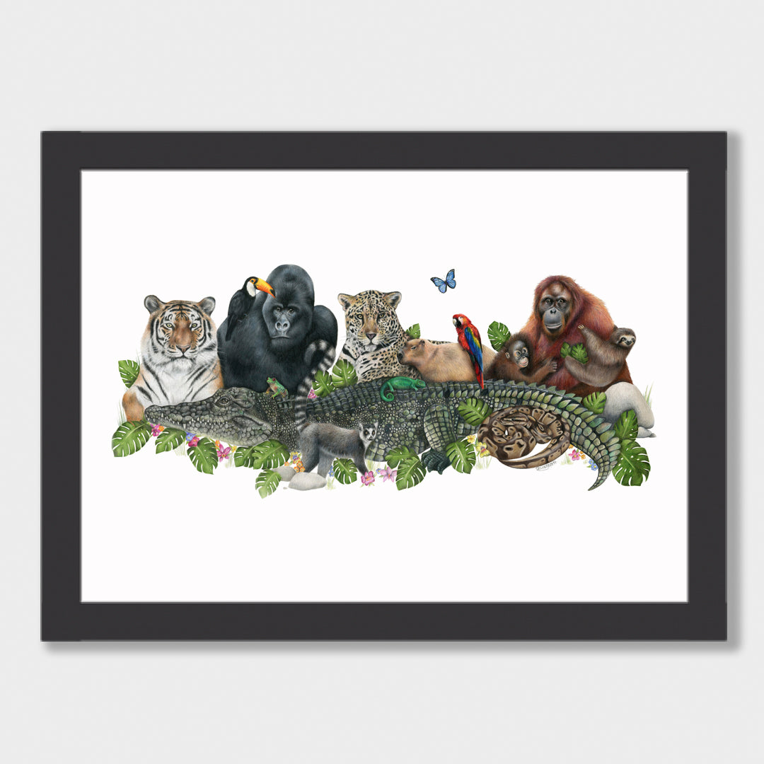 Jungle Friends Print