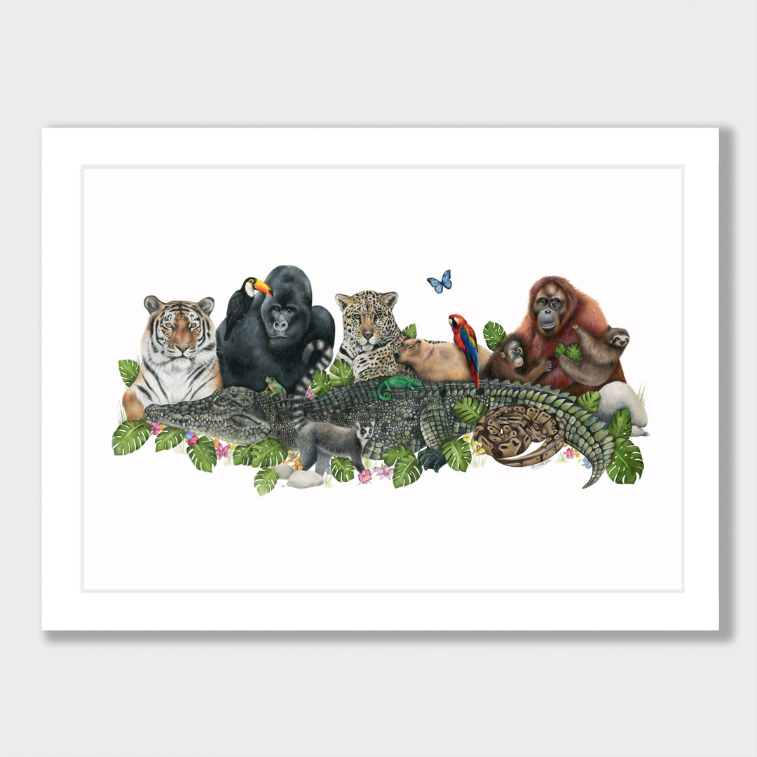 Jungle Friends Print