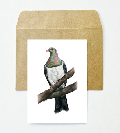 Kererū Greeting Card