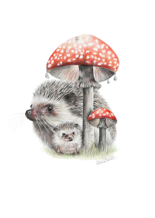 PREORDER - Mushroom Umbrella Greeting Card