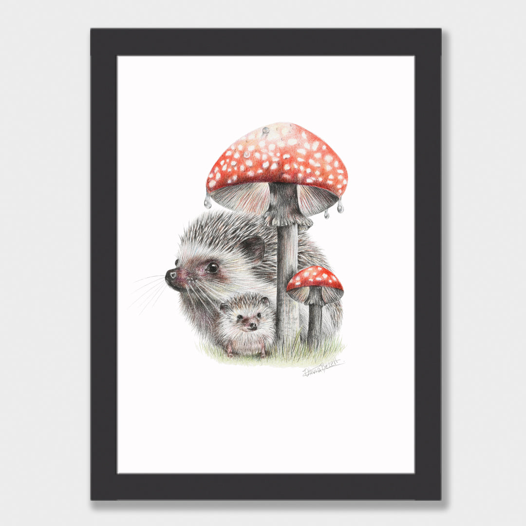 Mushroom Umbrella Print