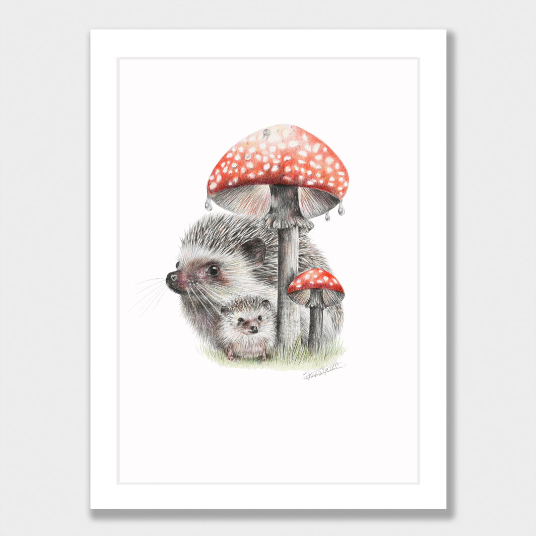 Mushroom Umbrella Print