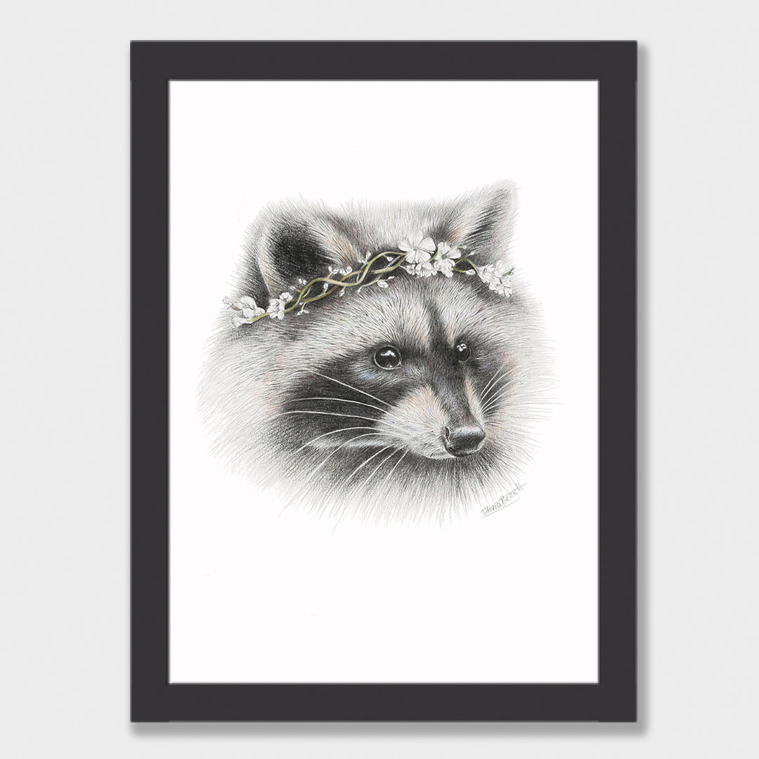 Raccoon Print