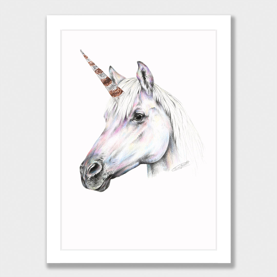 Rainbow Unicorn Print