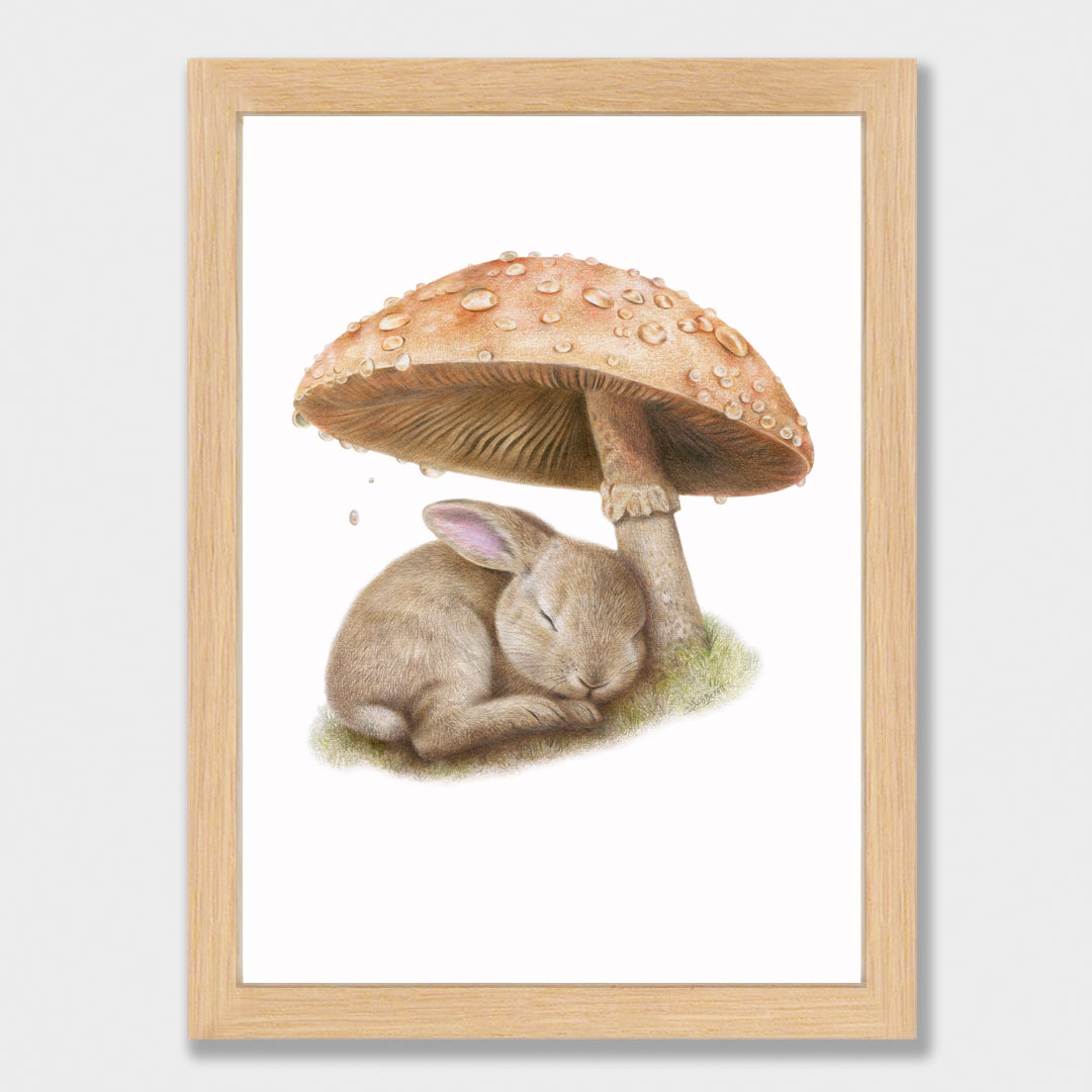 Rainy Woodland Hideaway Print