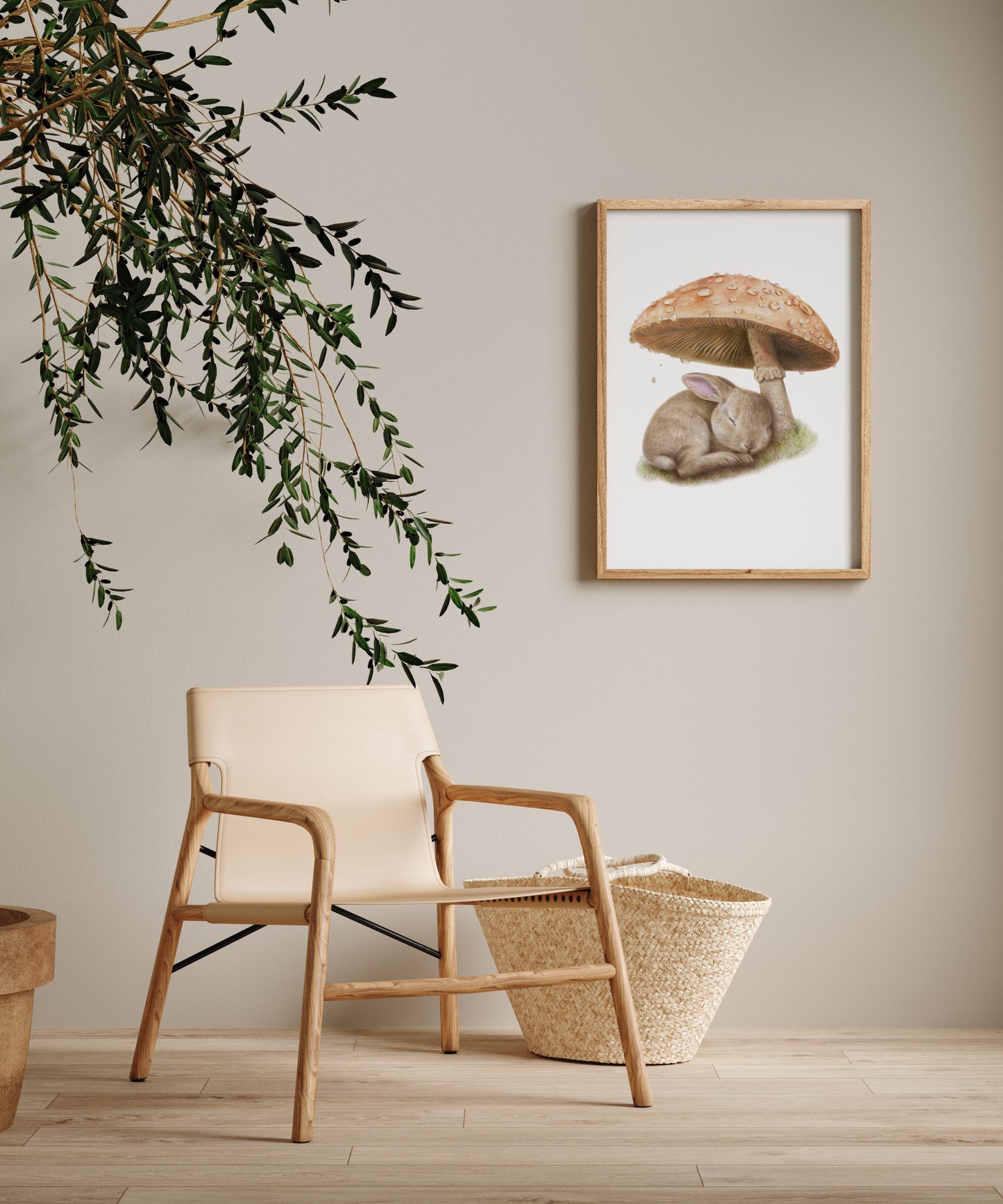 Rainy Woodland Hideaway Print