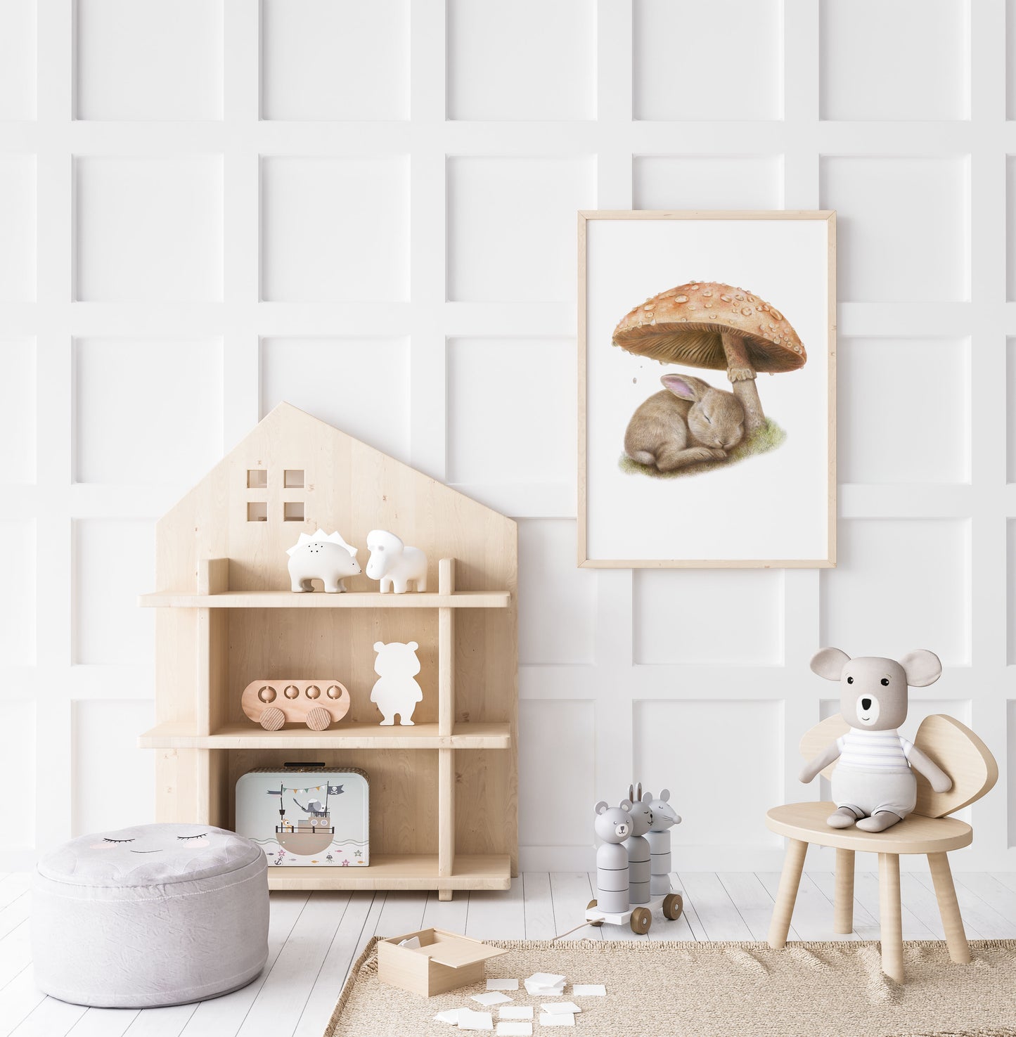 Rainy Woodland Hideaway Print