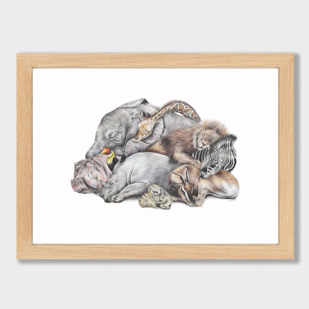 Safari Sleepers Print