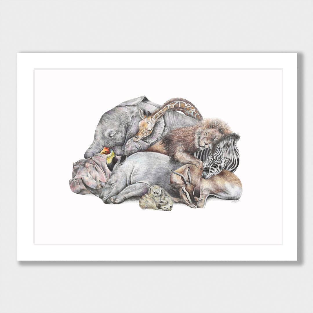 Safari Sleepers Print