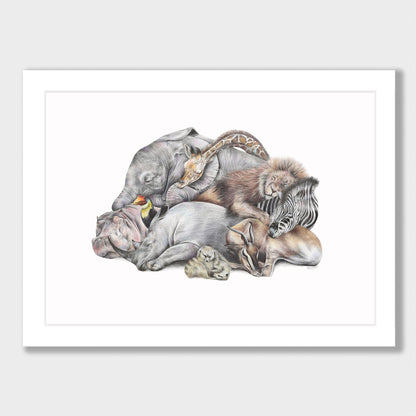 Safari Sleepers Print